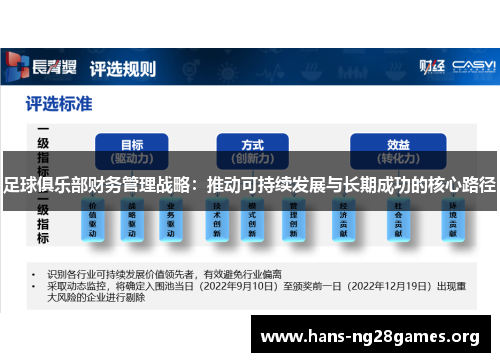 足球俱乐部财务管理战略:推动可持续发展与长期成功的核心路径 足球俱乐部财务管理战略:推动可持续发展与长期成功的核心路径